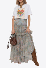 Etro Printed Maxi Skirt WRFA0110 99SA1G4-X0830