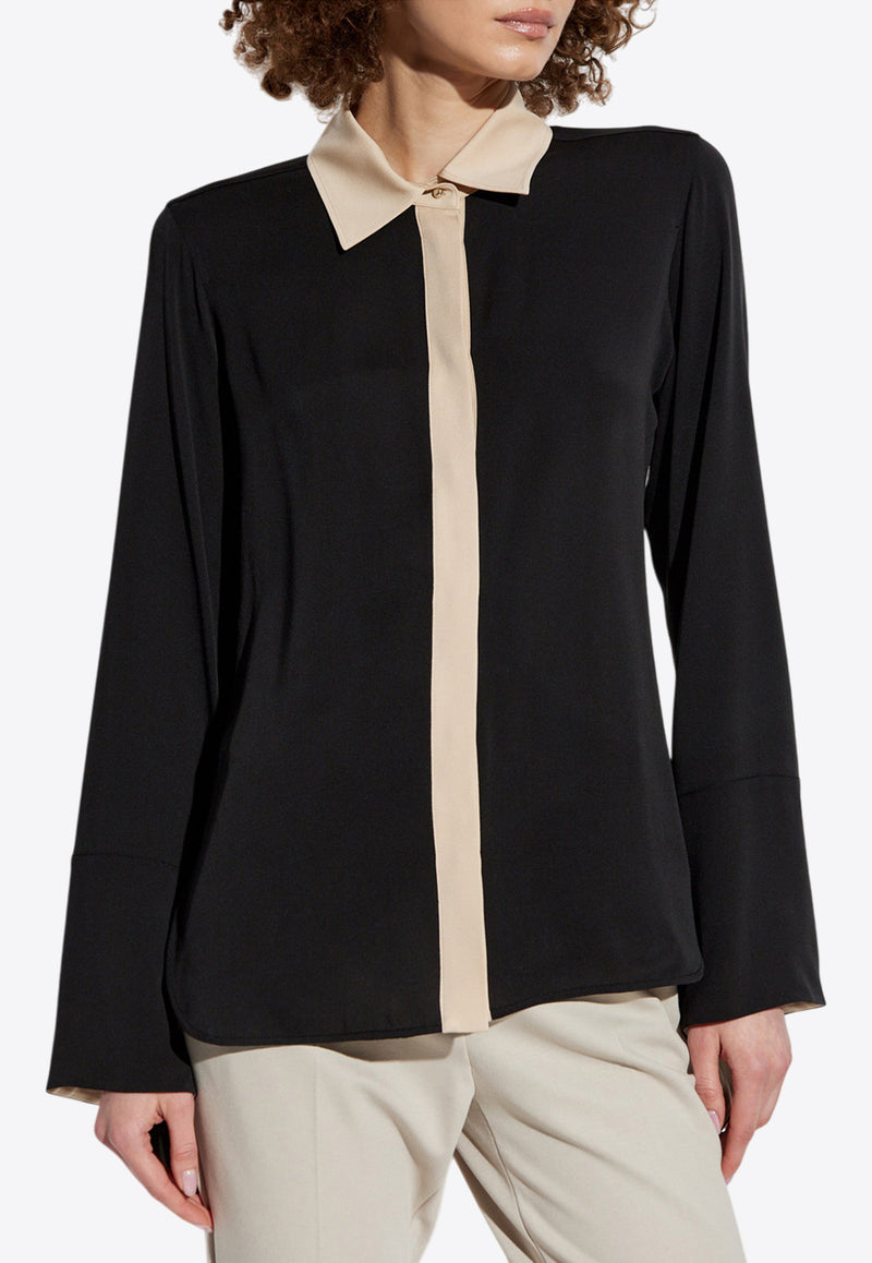 Max Mara Pio Silk Charmeuse Shirt PIO 2511111021-004