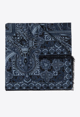 Etro Patterned Silk Scarf  WATA0010 AK616-X0889