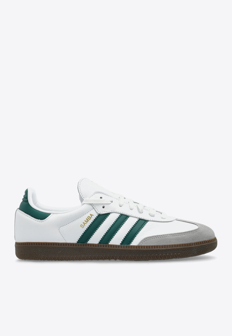 Adidas Originals Samba OG Low-Top Sneakers JH8797 0-FTWWHT CGREEN CGRANI