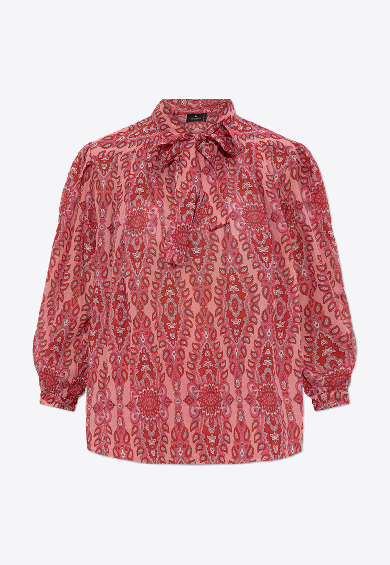 Etro Neck-Tie Long-Sleeved Blouse WRJA0087 99SA5H6-X0872