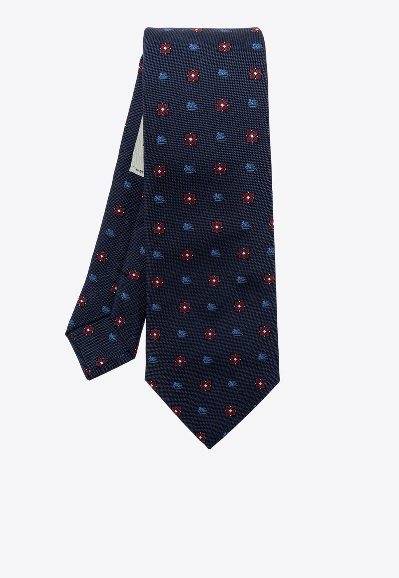 Etro Patterned Silk Tie MASA0001 AQ130-S9883