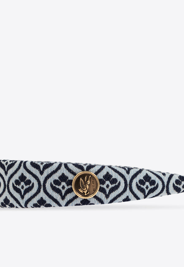 Etro Jacquard Printed Headband WF6A0001 AQ133-S9883