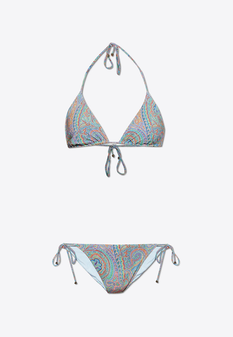 Paisley Print Bikini