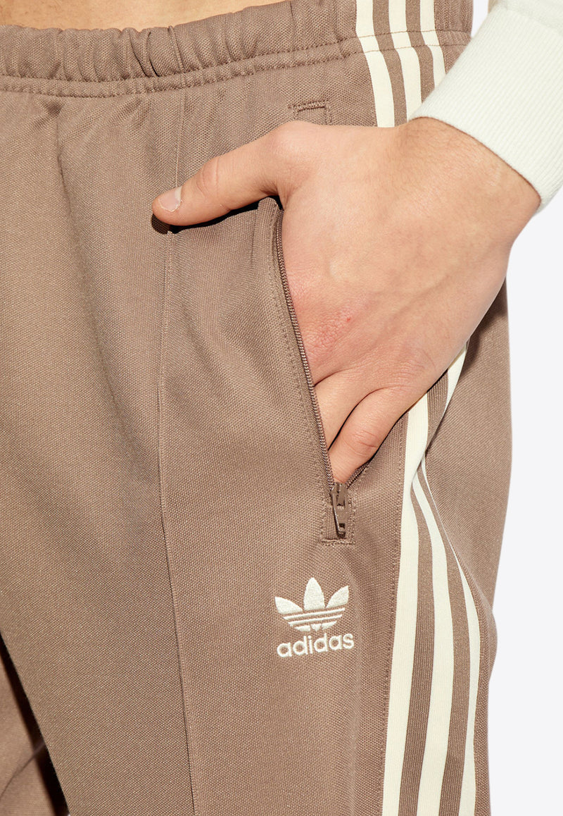 Adidas Originals Adicolor Logo Embroidered Track Pants JP2525 0-TRABRN WONWHI