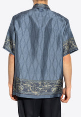 Etro Printed Short-Sleeved Silk Shirt MRIC0011 AK585-X0883