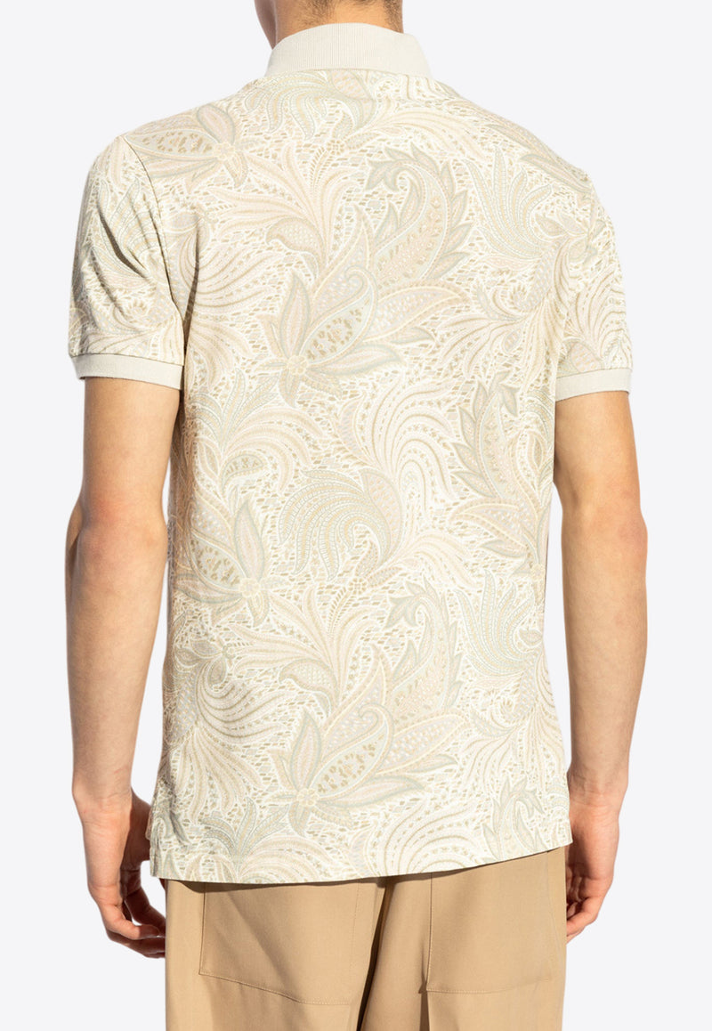 Etro Paisley Pattern Polo T-shirt MRMD0004 AK573-X0820