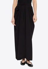 Max Mara Pleated Maxi Cady Skirt RIDENTE 2511101021-004