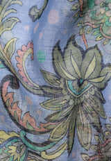 Etro Leaf-Motif Silk Scarf WATA0010 AK671-X0885