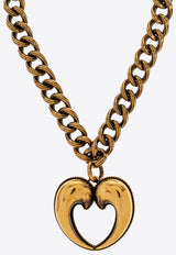 Etro Paisley Heart Chain Necklace WF5C0016 AM027-G7611