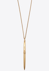 Moschino Pen Pendant Necklace 25171 A9111 8402-0607