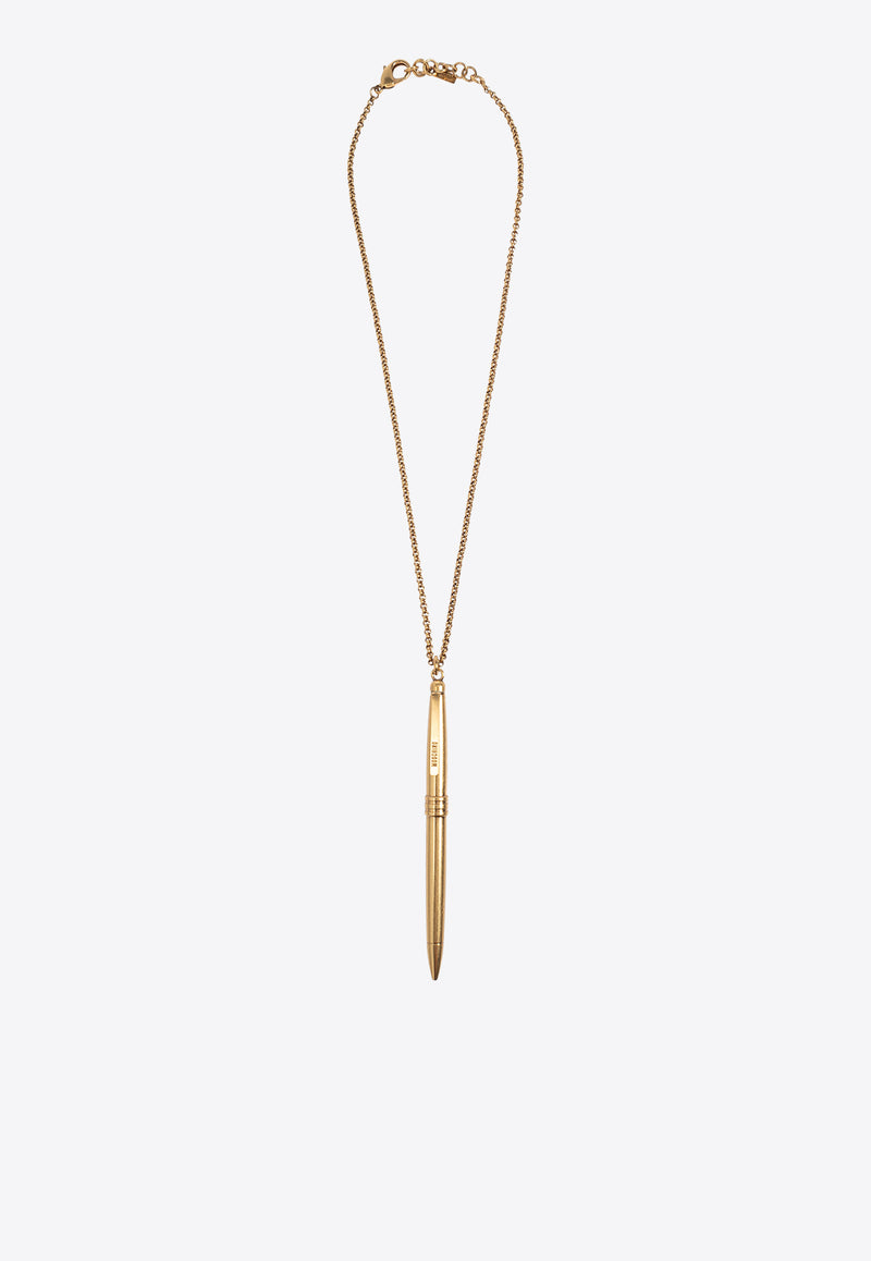 Moschino Pen Pendant Necklace 25171 A9111 8402-0607