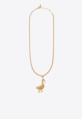 Moschino Goose-Pendant Necklace 25171 A9113 8403-1607