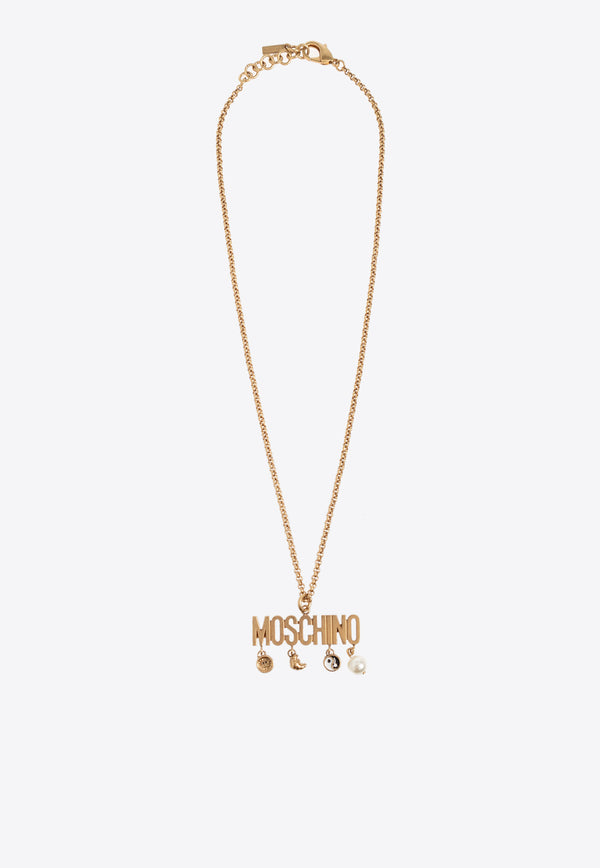 Moschino Logo Charm Necklace 25171 A9130 8406-1607