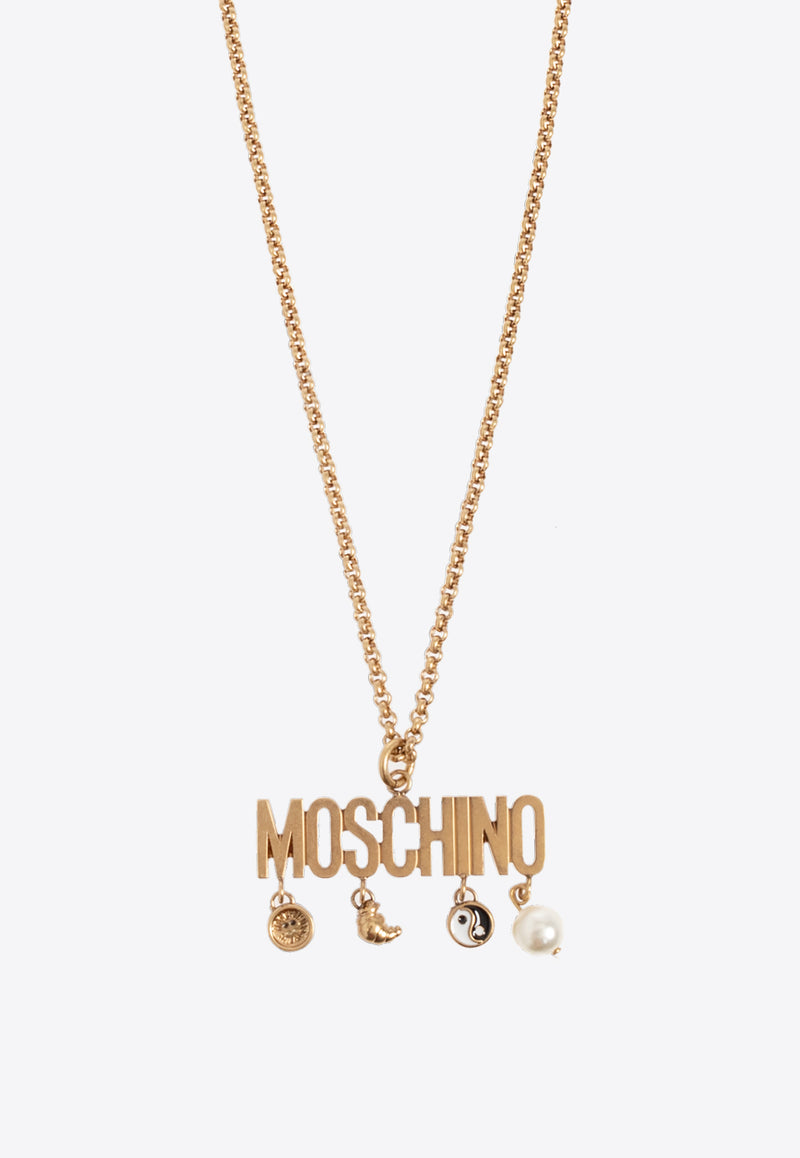 Moschino Logo Charm Necklace 25171 A9130 8406-1607