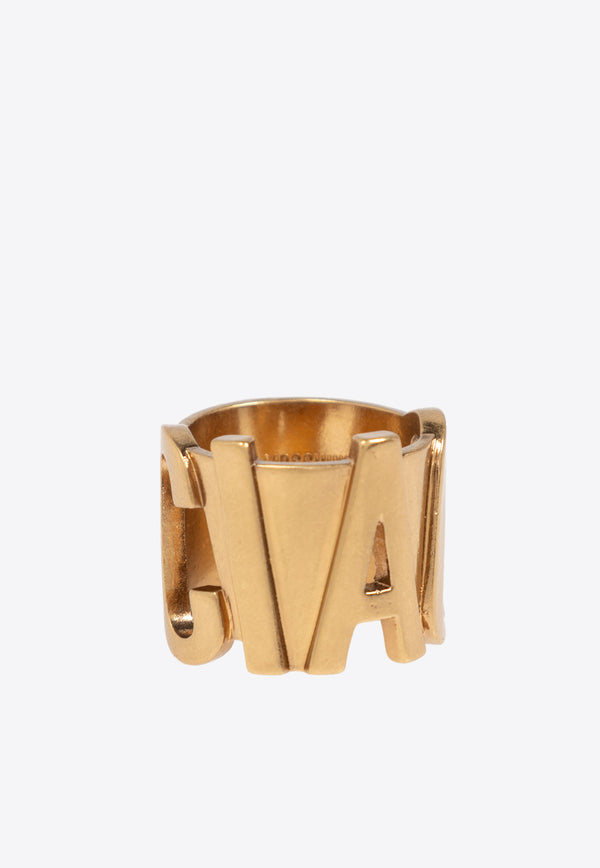 Moschino Logo-Lettering Ring 25171 A9139 8427-0607