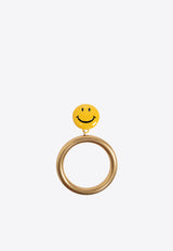 Moschino Round Smile-Motif Earrings 25171 A9137 8409-1607