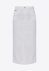 Moschino Denim Midi Skirt 251E A0117 0527-0001