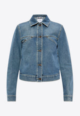 Moschino Buttoned Denim Jacket 251E A0512 0522-0285