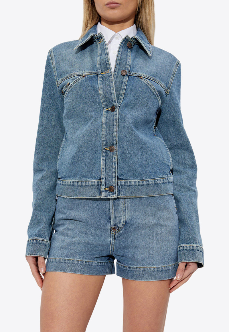 Moschino Buttoned Denim Jacket 251E A0512 0522-0285