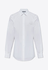 Moschino Logo-Embroidered Buttoned Shirt 251ZZ A0225 0235-1001