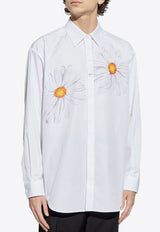 Moschino Floral-Embroidered Buttoned Shirt 251ZZ A0220 0235-1001