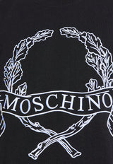 Moschino Logo-Printed Crewneck T-shirt 251ZZ A0722 0241-1555