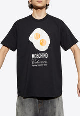 Moschino Logo-Printed Crewneck T-shirt 251ZZ A0715 0241-1555