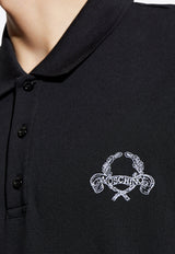 Moschino Logo-Embroidered Polo T-shirt 251ZZ A1603 0242-1555