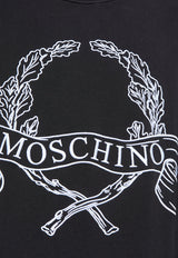 Moschino Logo-Printed Crewneck Sweatshirt 251ZZ A1705 0228-1555