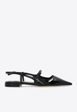 Jimmy Choo Didi Leather Ballet Flats DIDI FLAT PAT-BLACK