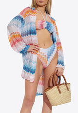 Missoni Zigzag-Pattern Bandeau Bikini MS25SP00 BR00ZY-SM9MW