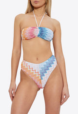 Missoni Zigzag-Pattern Bandeau Bikini MS25SP00 BR00ZY-SM9MW