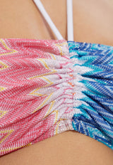 Missoni Zigzag-Pattern Bandeau Bikini MS25SP00 BR00ZY-SM9MW