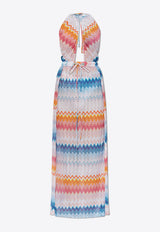 Missoni Zigzag Lamé Maxi Cove-Up Dress MS25SQ0F BR00ZY-SM9MW