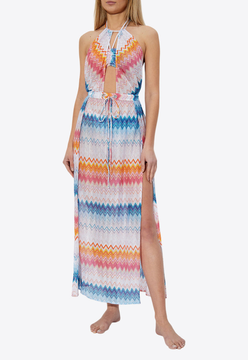 Missoni Zigzag Lamé Maxi Cove-Up Dress MS25SQ0F BR00ZY-SM9MW