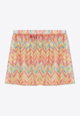 Missoni Zigzag Print Cover-Up Shorts MC22SI00 BR010X-SM9N5