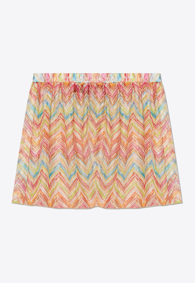 Missoni Zigzag Print Cover-Up Shorts MC22SI00 BR010X-SM9N5