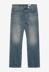 Alexander McQueen Washed Straight-Leg Jeans 814645QYAA9/Q_ALEXQ-4211