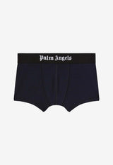 Palm Angels Logo Waistband Trunks -Set of 2 Navy PMUH009S25FAB001_4610