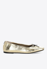 Golden Goose DB Laminated Leather Ballet Flats Gold GWF00867F007035_65121