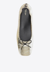 Golden Goose DB Laminated Leather Ballet Flats Gold GWF00867F007035_65121