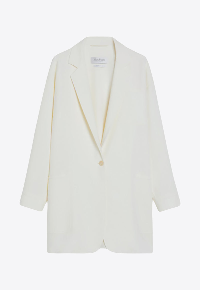 Max Mara Orlaya Oversized Single-Breasted Blazer White 2511041051600ORLAYA_001