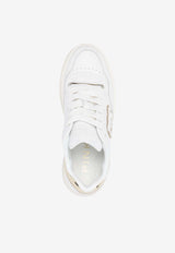 PINKO Ariel 15 Leather Low-Top Sneakers White SS0077P014_ZIA