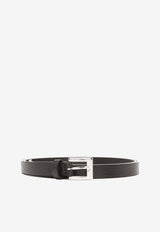 P.A.R.O.S.H Bobelt Leather Thin Belt Dark Brown D040177BOBELT25_086