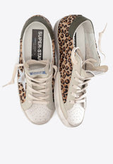 Golden Goose DB Super-Star Animalier Leather Sneakers Brown GWF00101F006117_82703