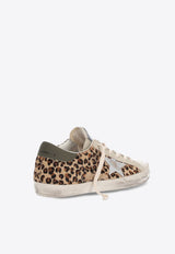 Golden Goose DB Super-Star Animalier Leather Sneakers Brown GWF00101F006117_82703