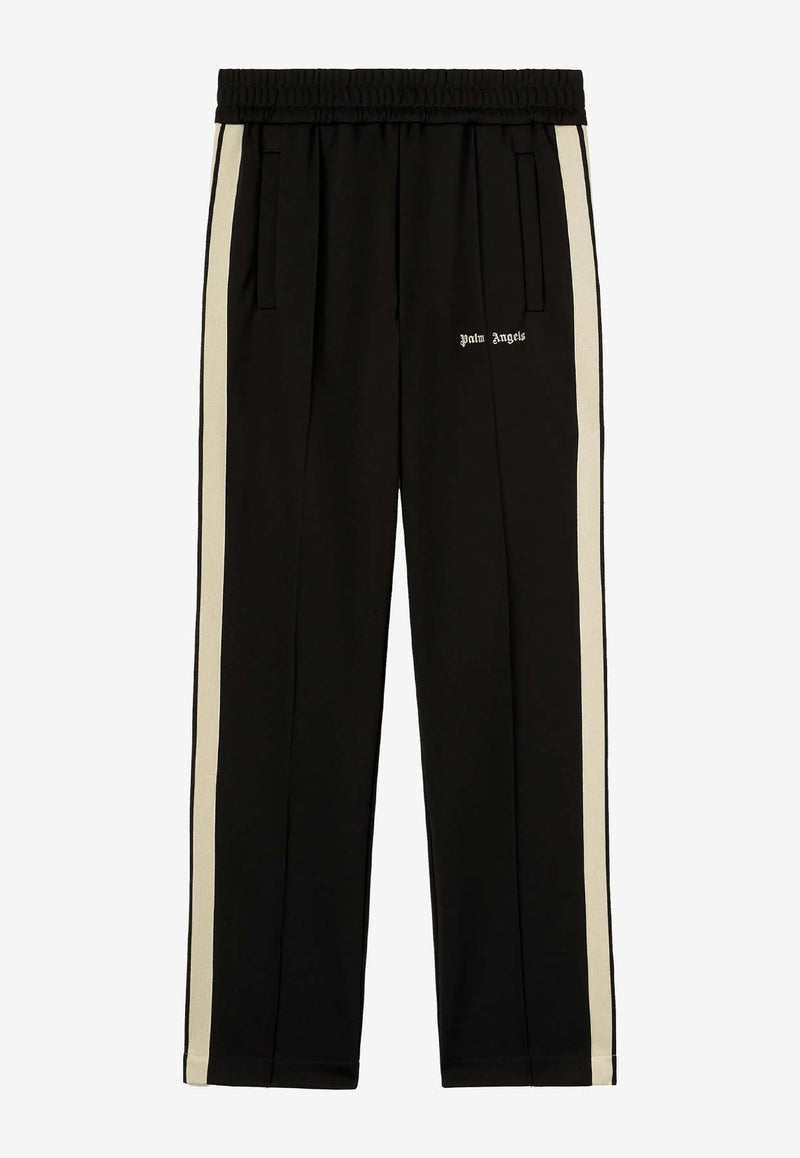 Palm Angels Logo Embroidered Track Pants Black PMCJ020C99FAB002_1003