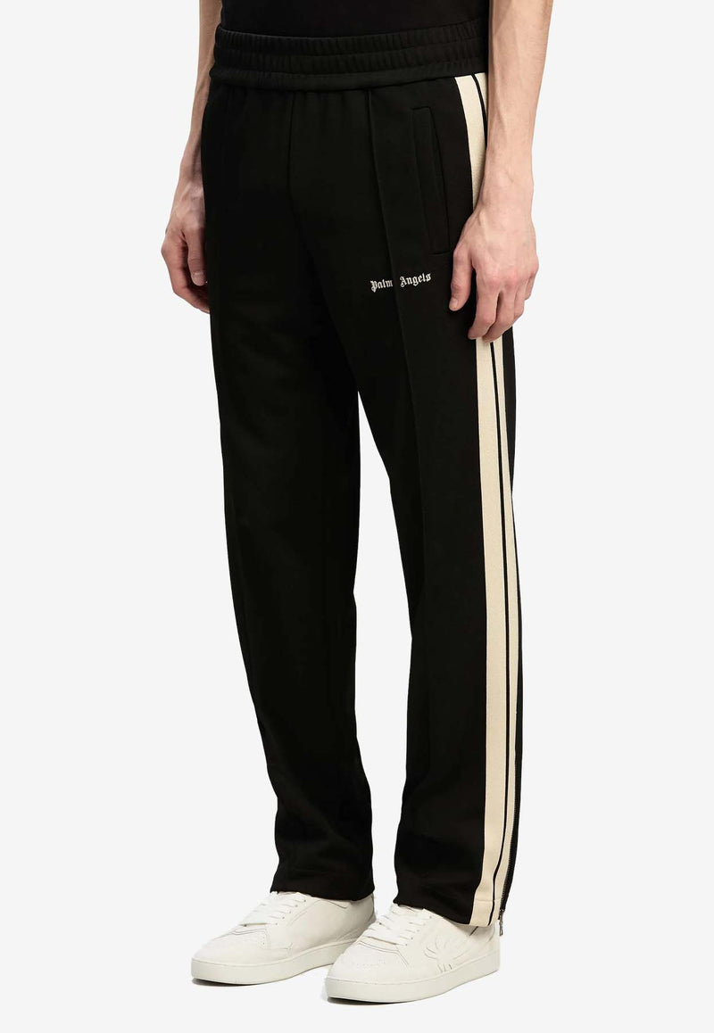 Palm Angels Logo Embroidered Track Pants Black PMCJ020C99FAB002_1003