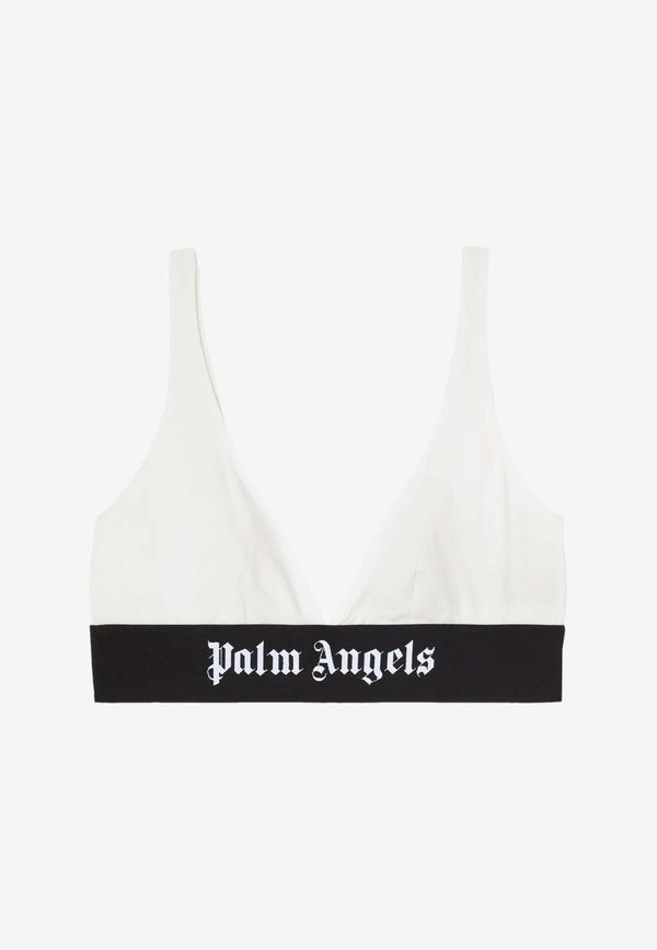 Palm Angels Logo-Band Triangle Bra White PWUB001C99FAB003_0110